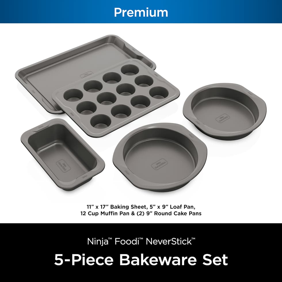 Ninja NeverStick™ Premium 5-Piece Bakeware Set - Image 2