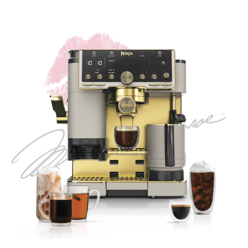 Ninja Luxe™ Café Pro Limited Edition Espresso Machine in Stone & Gold