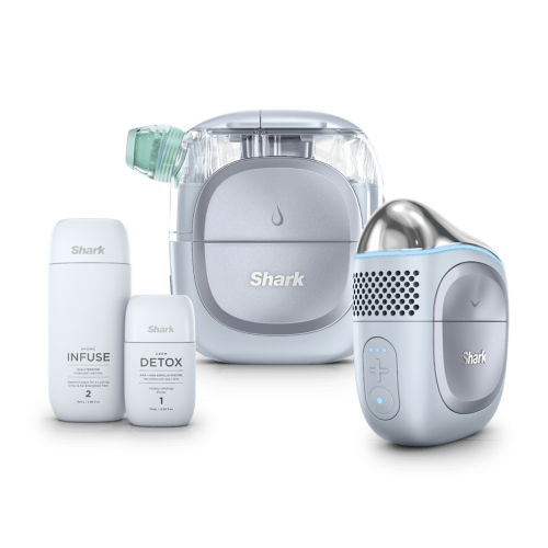 Shark FacialPro™ Glow & Depuffi™ At-Home Hydrating Facial System in Strawberry Matcha