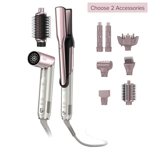 Shark Glam™ Build Your Own Air Styler & Straightener in Pink