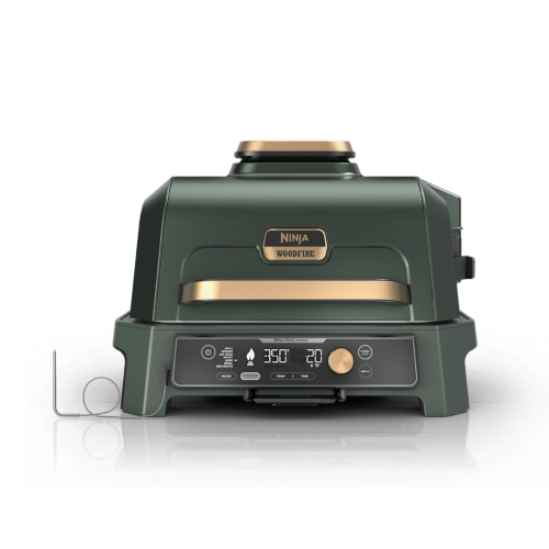 Ninja Woodfire Premium XL BBQ Grill in Green and Gold