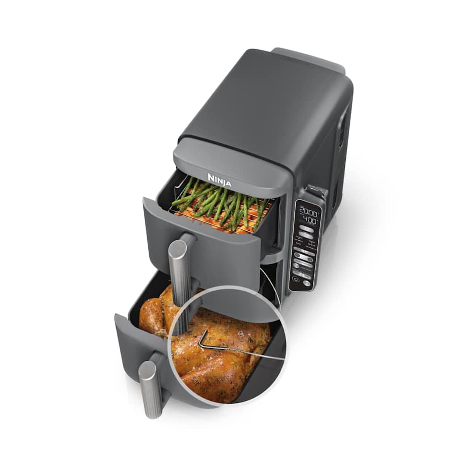 Ninja DoubleStack™ Double Basket Air Fryer and Thermometer