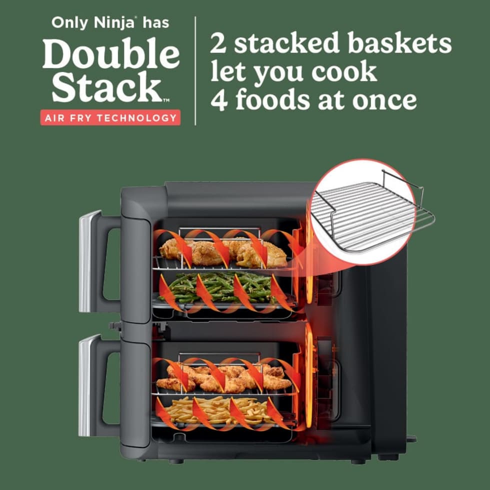 Ninja DoubleStack™ Double Basket Air Fryer and Thermometer - Image 2