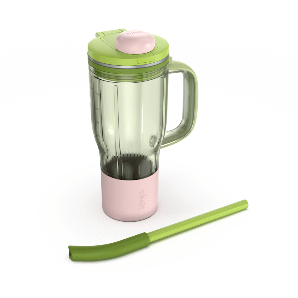 Ninja BlendBOSS™ 26oz Travel Tumbler and Straw in Blue - Image 3