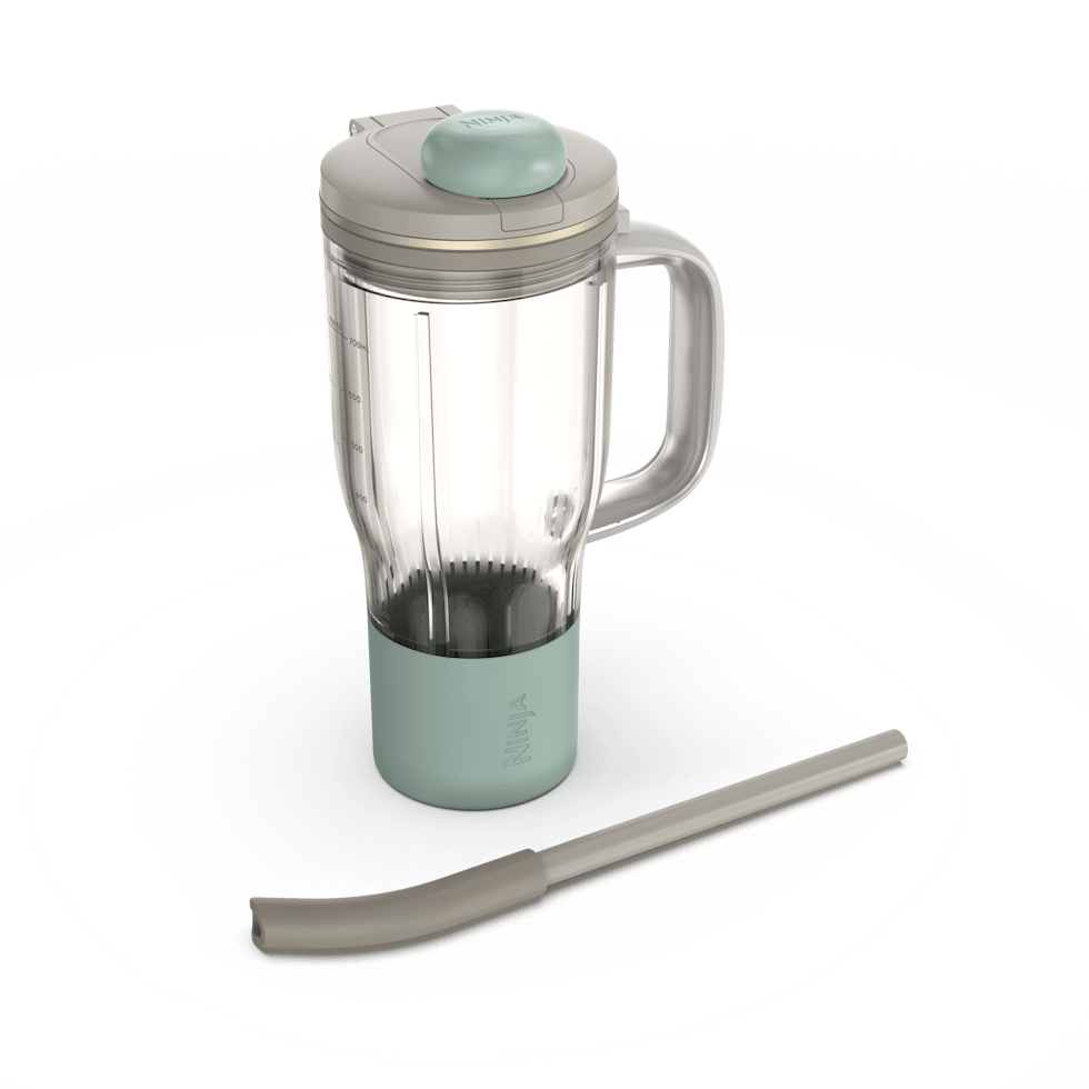 Ninja BlendBOSS™ 26oz Travel Tumbler and Straw in Blue - Image 5