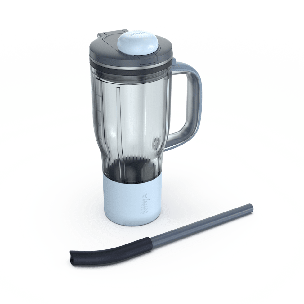 Ninja BlendBOSS™ 26oz Travel Tumbler and Straw in Blue